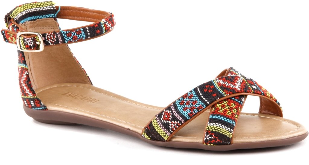 ANACAPRI - Sand_lia - Jacquard Etn - Vermelho - New Cuoio - R$ 124,90
