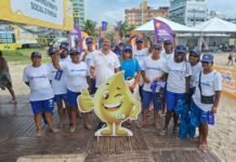 Sanepar e programa Óleo Amigo, da Biopower, levam educação ambiental ao litoral do Paraná