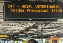 Usuário celebra nova linha de ônibus para o Hospital Veterinário de Curitiba