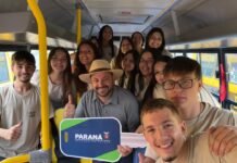 Deputado Federal Geraldo Mendes participa de entrega de ônibus escolares para municípios paranaenses