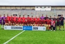 Rio Branco goleia na estreia e lidera a segundona. Amaral destaca boa participação dos meninos da base