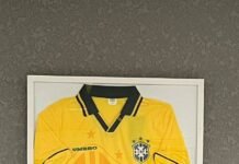 Shopping Boulevard promove exposição histórica de camisas da Seleção Brasileira e espaço gratuito para troca de figurinhas